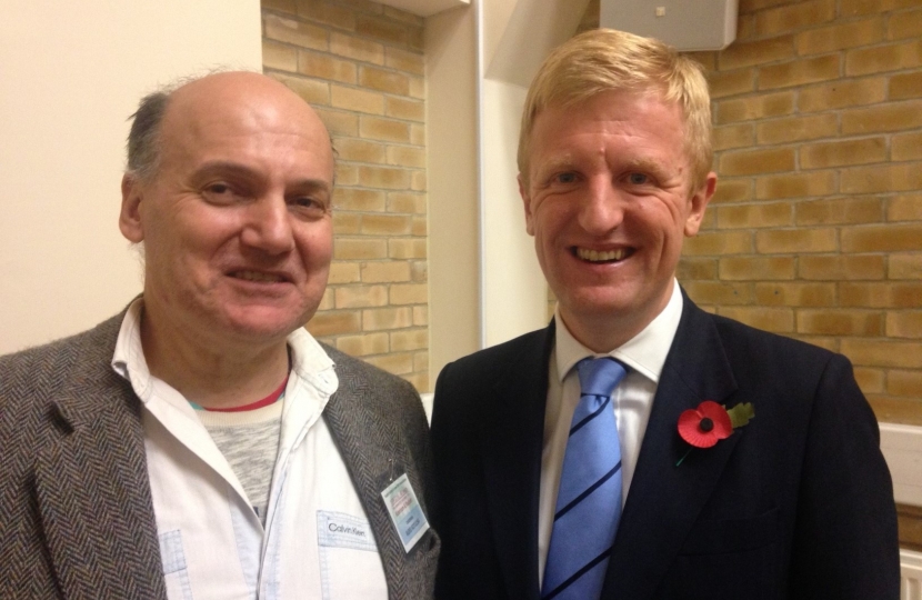 Oliver Dowden MP at the 2016 AGM of the Radlett Society 