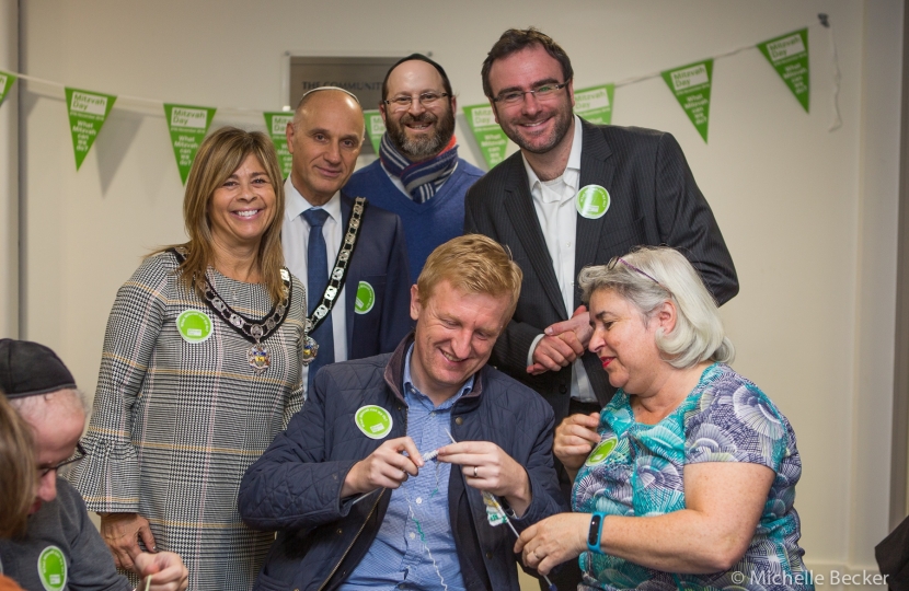 Oliver at Mitzvah Day 2016 - Radlett Synagogue