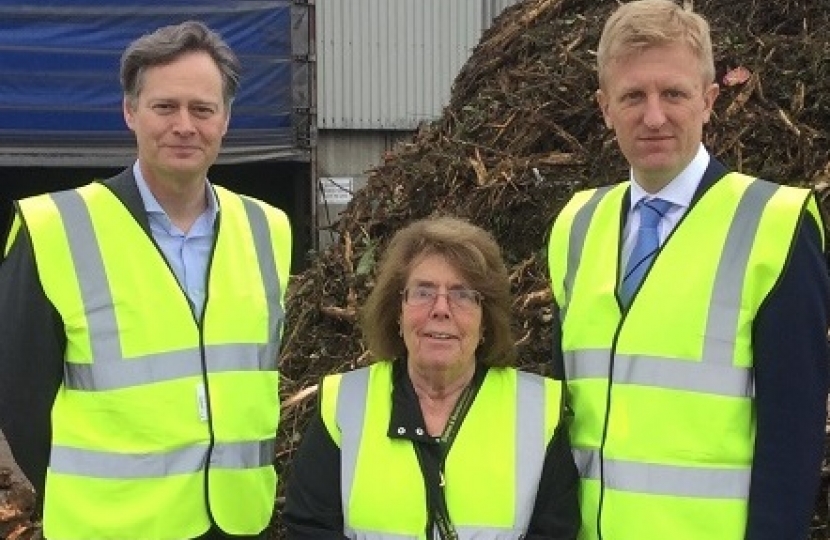 Oliver Dowden MP at the Reviva Recycling Plant - 10.03.17