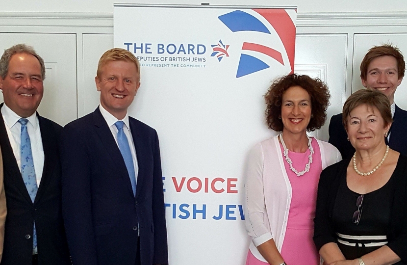 Oliver Dowden MP at the 2017 APPG for British Jews AGM