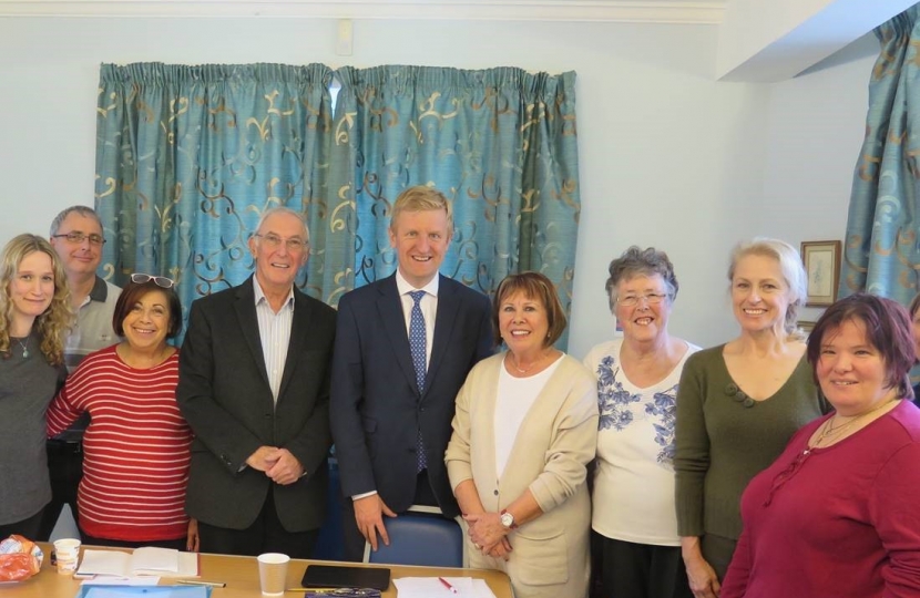 Oliver Dowden MP with Hertsmere Mencap