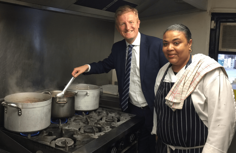 Oliver Dowden MP with Ms Chrysanthi Passari - 17.11.17