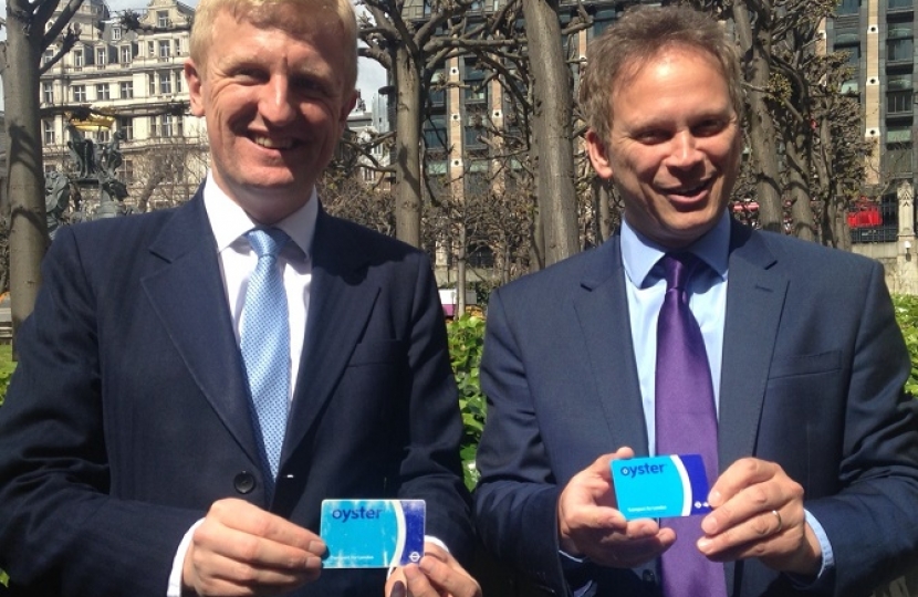 Oliver Dowden CBE MP with Grant Shapps MP