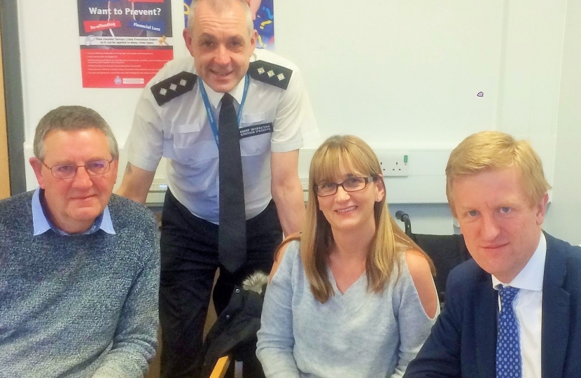 Oliver Dowden CBE MP meeting with Chief Inspector Steve O'Keeffe - 23.03.18