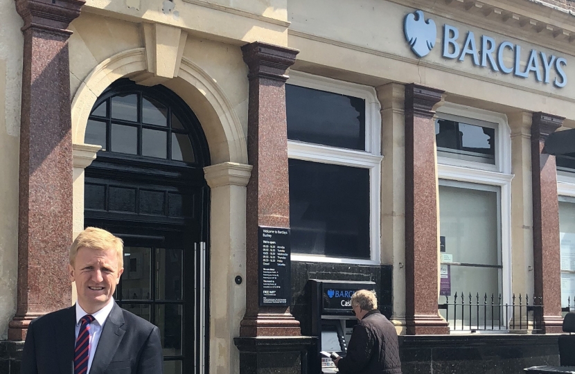 Oliver Dowden CBE MP at Bushey Barclays - 18.05.18