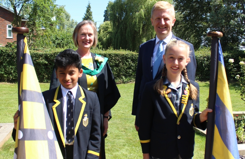 Oliver Dowden CBE MP at Aldenham Prep School - 22.06.18