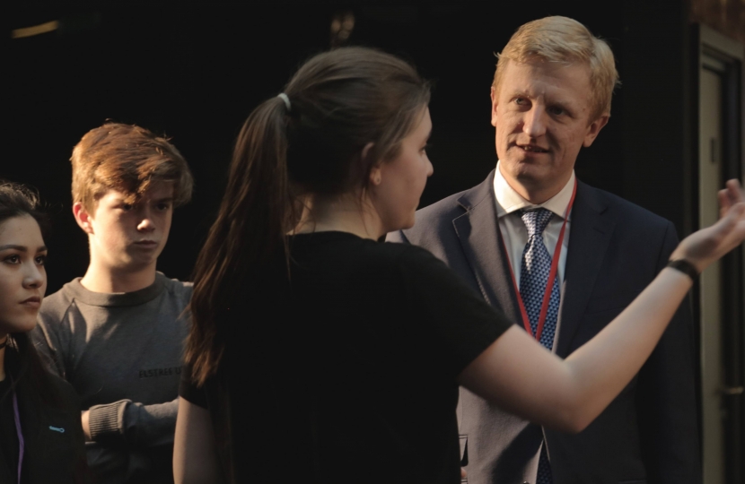 Oliver Dowden at Elstree UTC - 2017