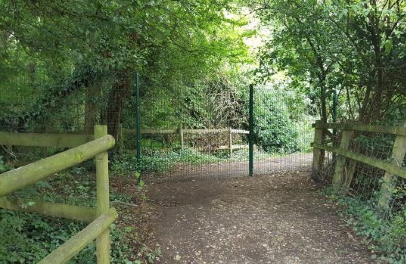 Aldenham Reservoir fence