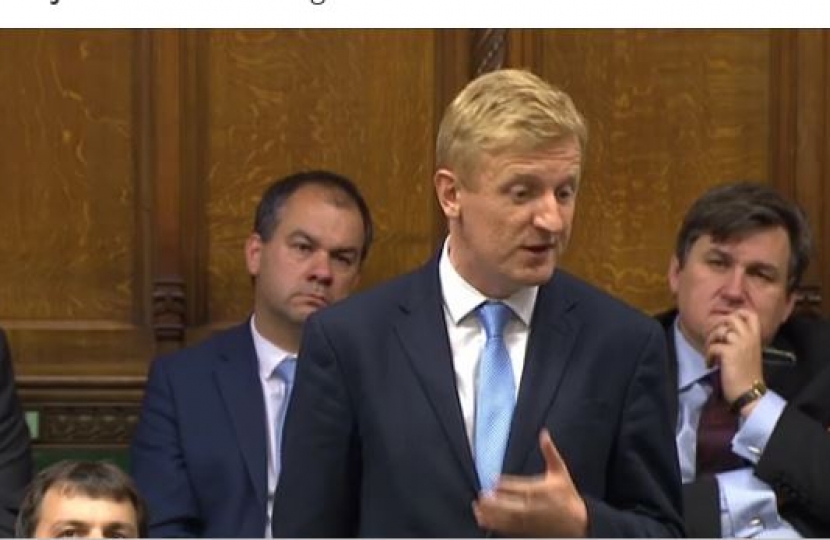 Oliver Dowden MP making his maiden speech in the Commons - May 2015