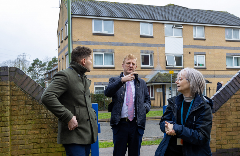 Oliver with Clarion Housing Staff 