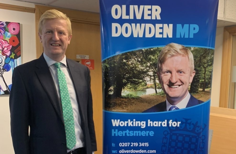 Oliver at his Local Advice Surgery in Radlett