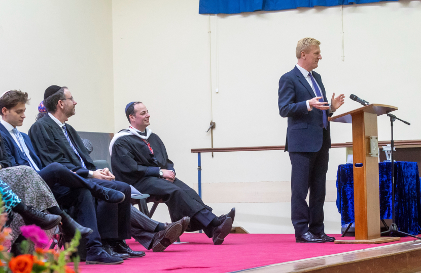 Sir Oliver Delivering his Speech at the Prize Giving Evening