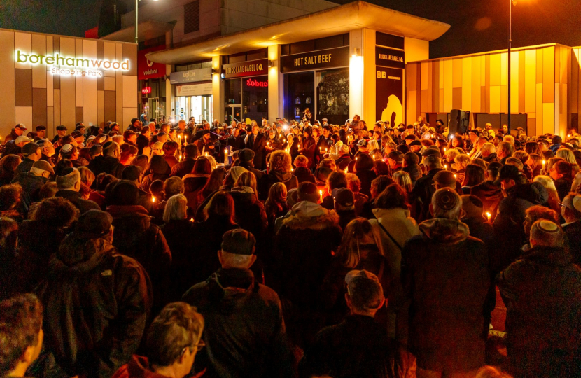 Community Gathered at Vigil