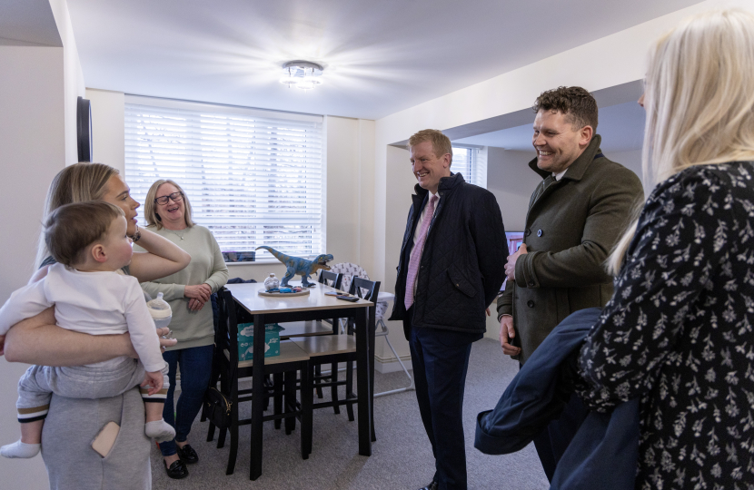 Oliver with Clarion Housing Staff and Residents