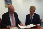 Oliver Dowden MP with the Transport Secretary - 05.12.16