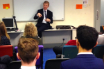 Oliver Dowden MP at Dame Alice Owen's School, Potters Bar