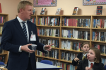 Oliver Dowden MP at Queens' School, Bushey - 17.11.17