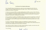 Oliver Dowden CBE MP's Letter to Cllr Terry Douris - 15.05.18