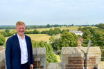 Oliver Dowden overlooking the Green Belt