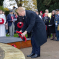 Oliver Laying Wreath at Remembrance Service