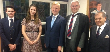 Oliver Dowden MP at Parmiter's School Senior Speech Night 2016