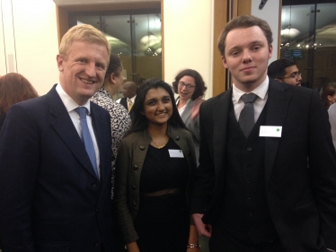 Oliver Dowden MP at Access Aspiration Event in Parliament - 2016