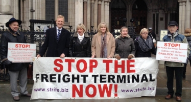 Oliver Dowden MP RRFT Demonstration outside the Royal Courts of Justice