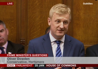 Oliver Dowden MP at PMQs - 25.01.17