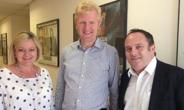 Oliver Dowden MP with Cllr Morris Bright at Visit Herts - June 2016