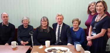 Oliver Dowden MP with the Maxwell Park Carer's Group - 06.03.17