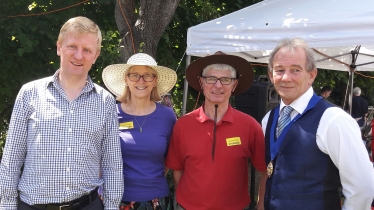 Oliver Dowden MP at Canada Day Reveley Lodge - 02.07.17