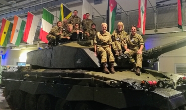 Oliver Dowden MP at the Defence Academy, Shrivenham - September 2017