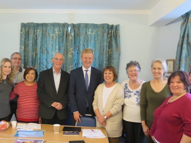 Oliver Dowden MP with Hertsmere Mencap