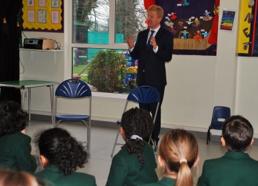 Oliver Dowden CBE MP at Longwood School