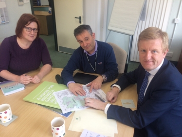 Oliver Dowden CBE MP meeting with Hertsmere Borough Council Planning - 23.03.18