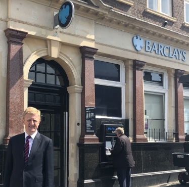 Oliver Dowden CBE MP at Bushey Barclays - 18.05.18