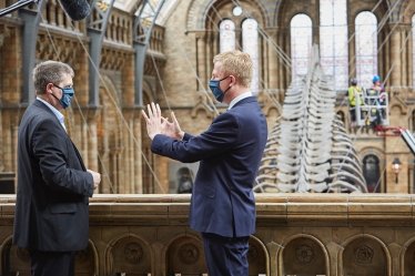 Oliver at the Natural History Museum