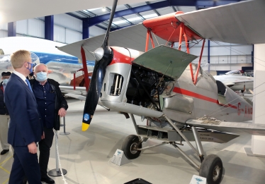 Oliver visits De Havilland Museum