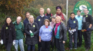 Oliver at Mitzvah Day