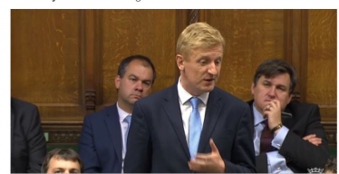 Oliver Dowden MP making his maiden speech in the Commons - May 2015