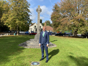 Oliver Dowden MP in Letchmore Heath