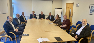 Oliver Dowden MP with Rabbis and Jewish Representatives