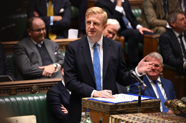 Oliver at the Despatch Box